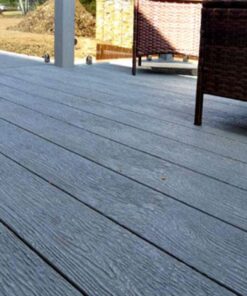 WPC Hollow Square Ancient Wood Deck Flooring